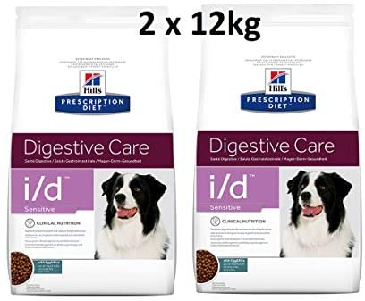  Hills Prescription Diet i/d Sensitive: 2 x 12 kg Digestive Care Comida para perros con pollo 