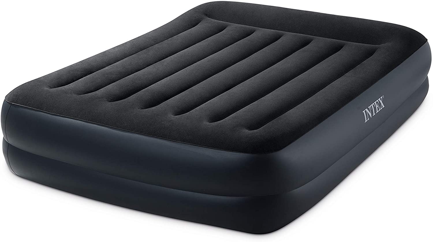  Intex 64124 - Colchón hinchable Dura-Beam Standard Pillow Rest 152 x 203 x 42 cm 
