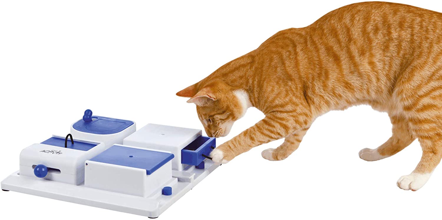  Juego interactivo Cat Activity Poker Box 31 x 31 cm Trixie para gatos. 