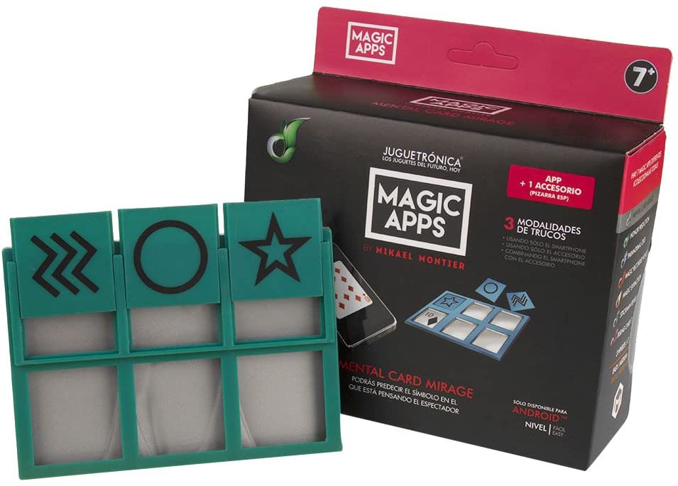  Juguetrónica Magic Apps Mental Card Mirage (JUG0270), Color Negro 