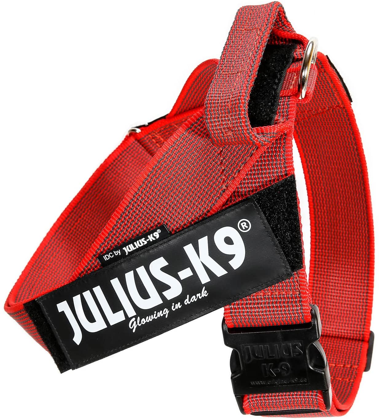  Julius-K9 Arnés de Correa Color & Gray, Talla: 1, Rojo-Gris 