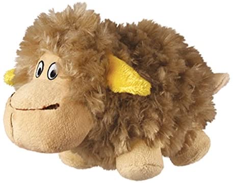  KONG - Cruncheez Barnyard Sheep - Suave juguete de peluche - Raza grande 