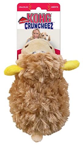  KONG - Cruncheez Barnyard Sheep - Suave juguete de peluche - Raza grande 