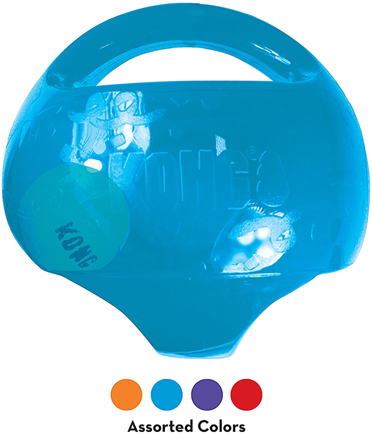  KONG - Jumbler™ Ball - Juguete con pelota de tenis - Raza grande/extragrande (varios colores) 