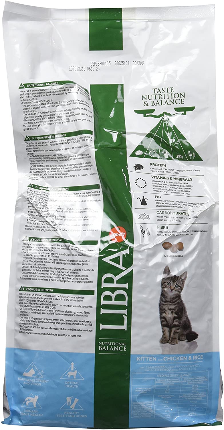  Libra - Pienso para gatos kitten pollo y arroz 1,5 kg 