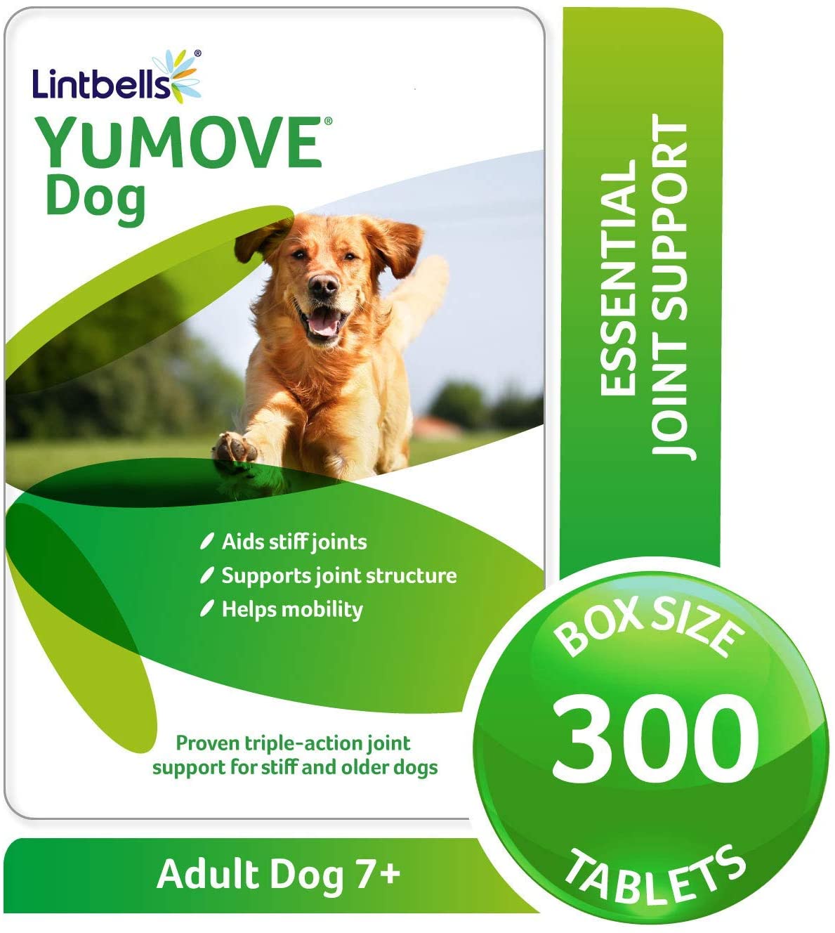  Lintbells YuMOVE Dog Supplement for Stiff Dogs, 300 Tablets 