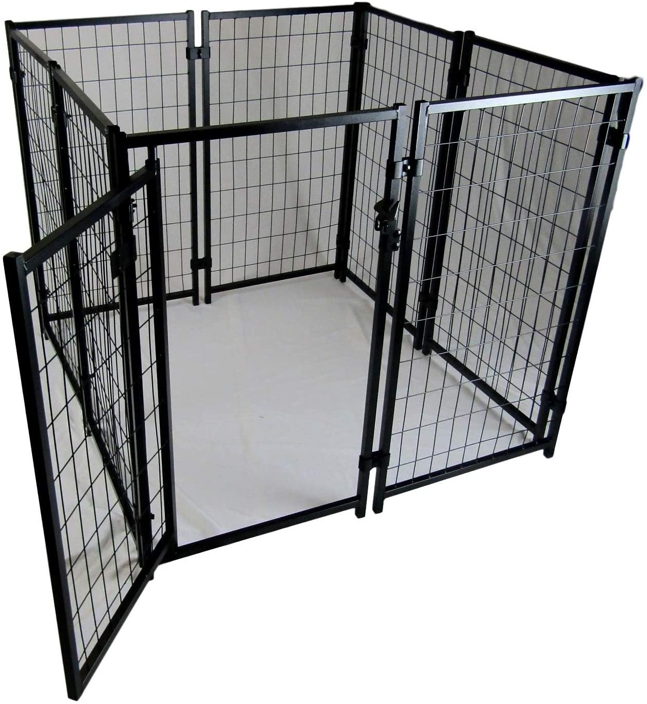  Maxx – chenils para Exteriores con Techo y Puerta – Caseta para Perro – 1,2 x 1,2 x 1,35 m 
