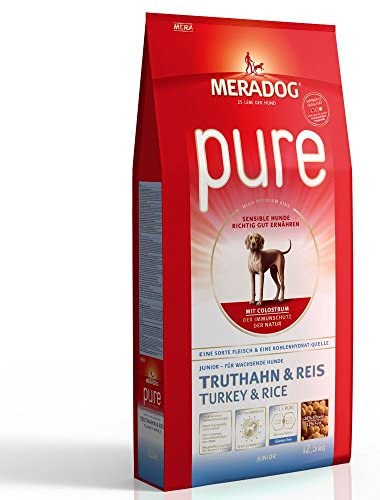  Mera Dog Pure Junior Turquía & Rice - Paquete económico: 2 x 12,5 kg 