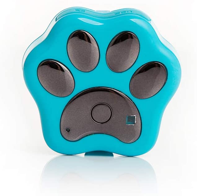  Mini Collares Impermeables del Animal Doméstico del Perro del GPS Chip De Seguimiento para Perro Gato Rastreador De GPS Anti-perdida 47X50 X15mm Blue 