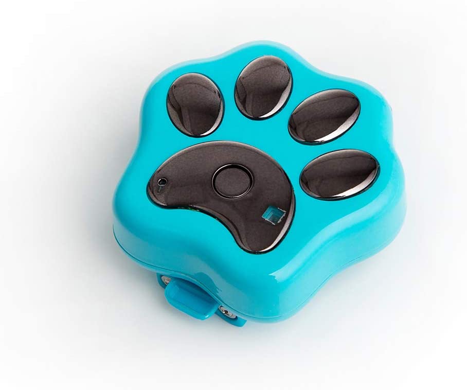  Mini Collares Impermeables del Animal Doméstico del Perro del GPS Chip De Seguimiento para Perro Gato Rastreador De GPS Anti-perdida 47X50 X15mm Blue 