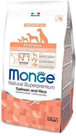  Monge All Breeds Puppy salmón arroz 12 kg 