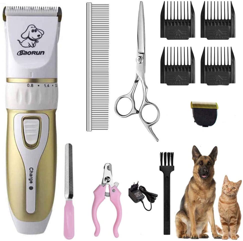  MUZIM Cortapelos Profesionales para recortadores de Pelo para Perros Recortadores de peluquería Cortadora de Gatos Máquina de Afeitar Máquina de Corte de Pelo para Mascotas eléctrica-c6 