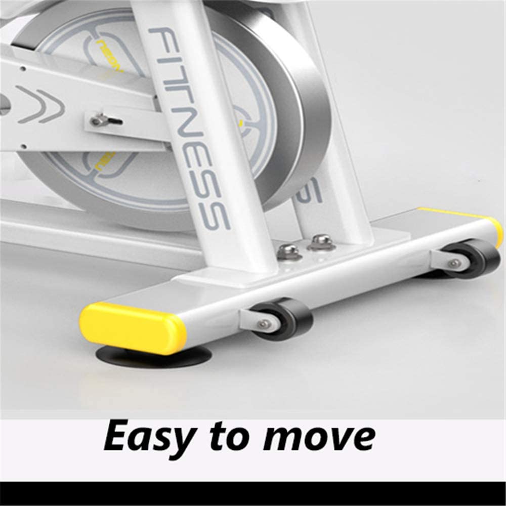  NHY Ejercicio Bicicleta Vertical Ciclos Estudio Entrenamiento aeróbico en Interiores Gimnasio Cardio Gimnasio Bicicleta Mudo Equipo Ejercicios Plegables magnéticos con Pulso y Capacidad Libras 