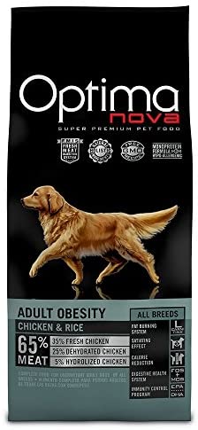  Optima nova - Pienso para Perros pequeños, medianos y Grandes ã“ptima Nova Adult Obesity Pollo y arroz 