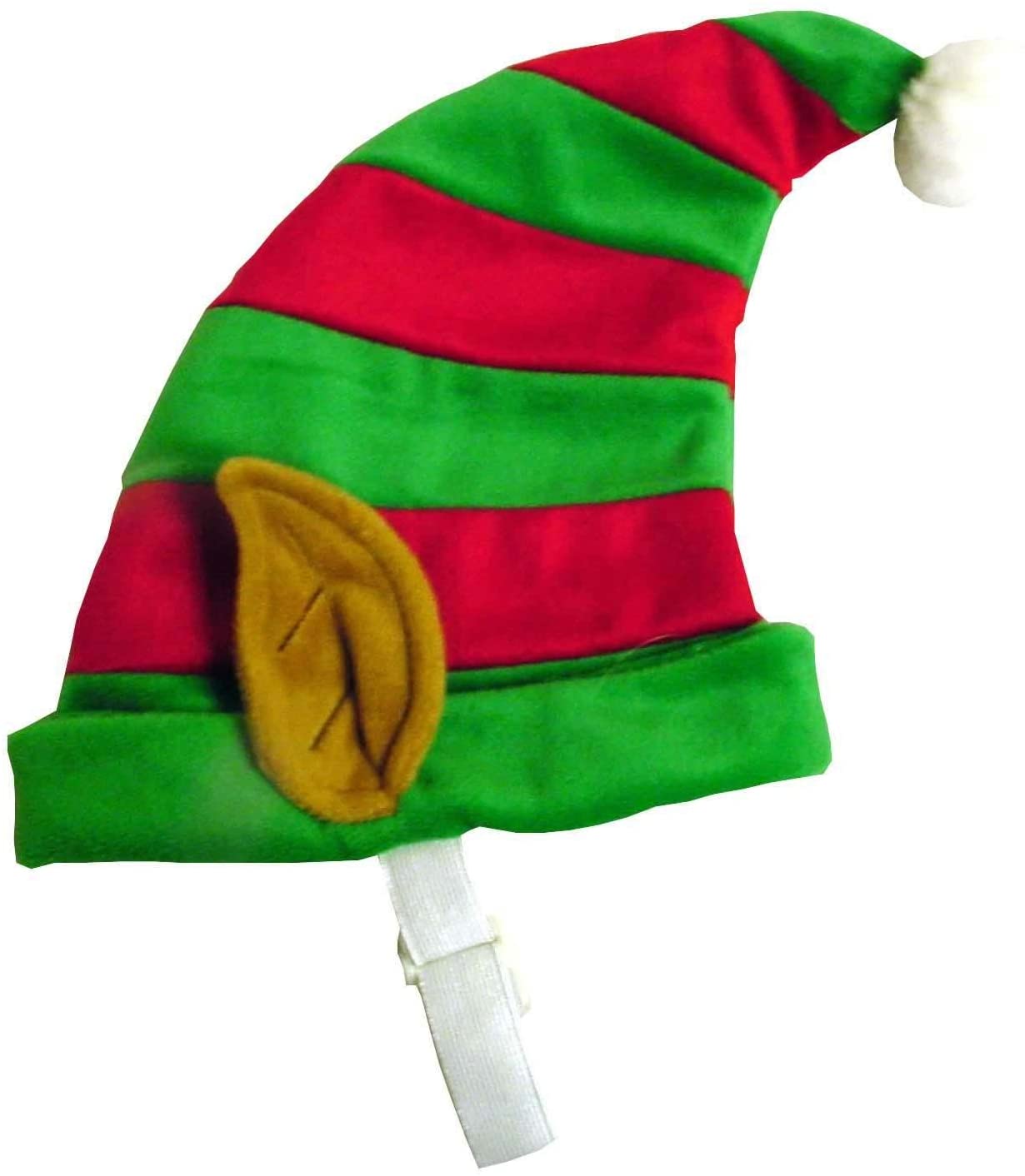  Outward Hound Perro Gorro de Elfo Mascota de Navidad Vacaciones y Accesorios, Color Rojo y Verde 