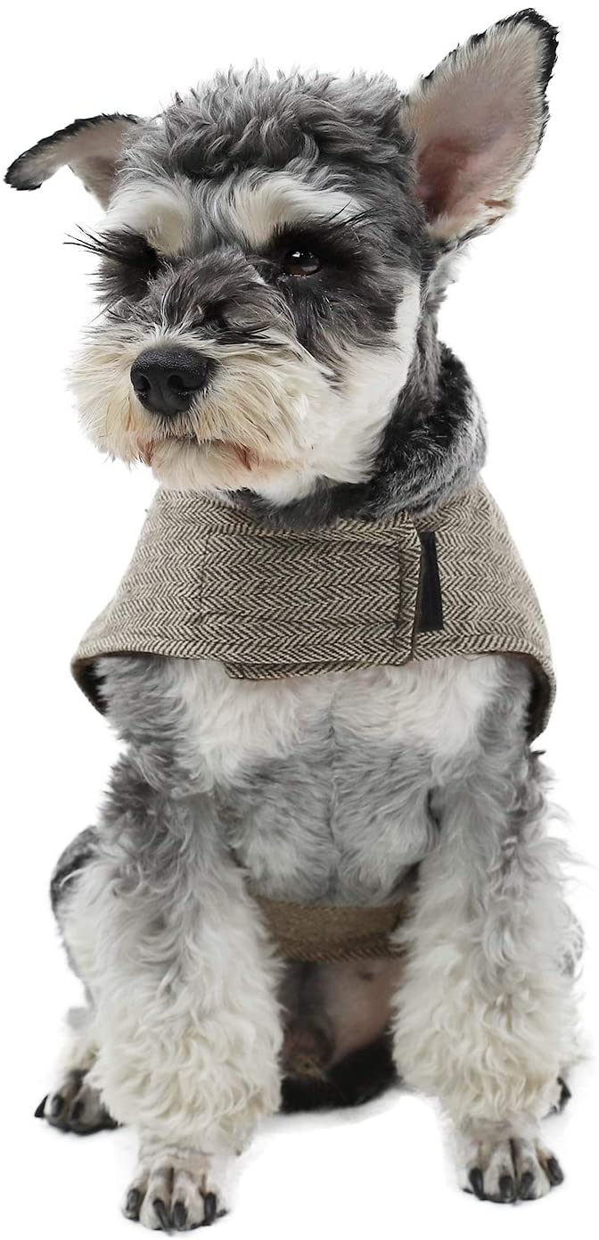  PAWZ Road Cuello de Piel sintética de Ropa para Perro pequeños, Mascota Abrigo de Invierno Super cálido y cómodo XL 