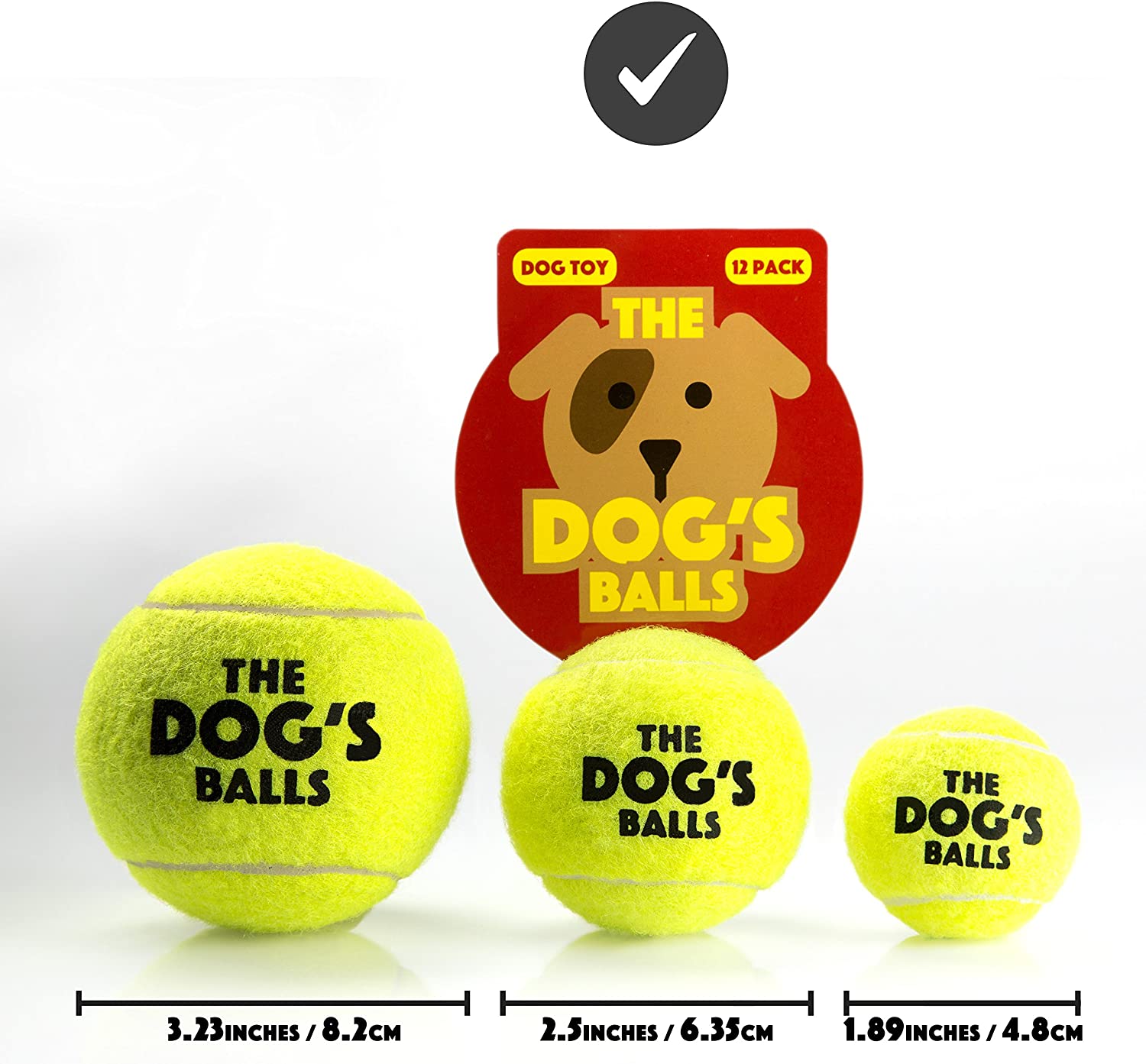  Pelotas de tenis para perros The Dog’s Balls 