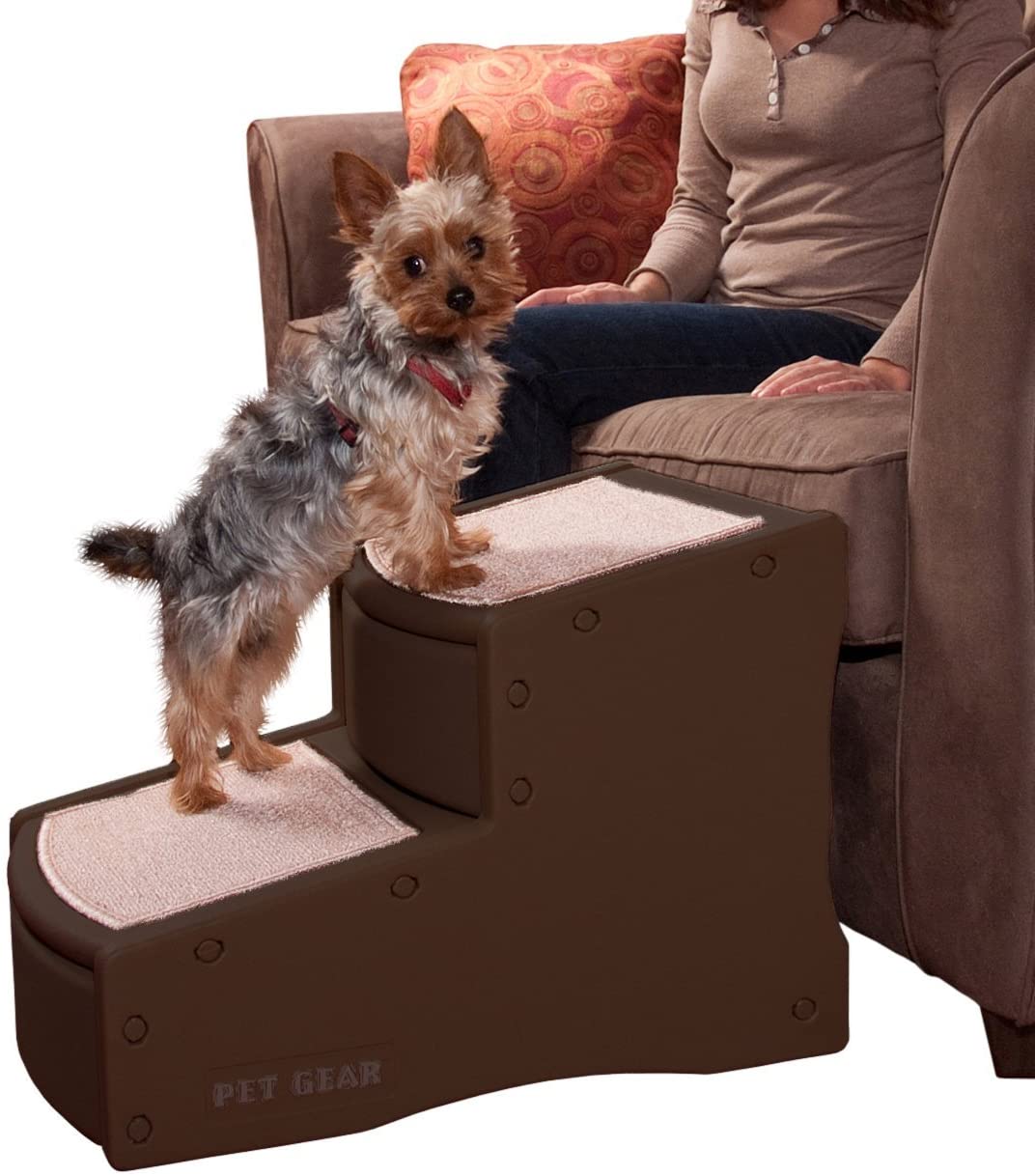  Pet Gear Easy Step II Escalera para Mascota de 2 escalones para Gatos y Perros de hasta 150 Libras 