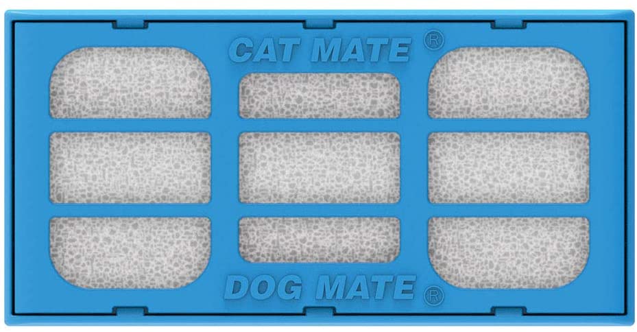  Pet Mate Genuine Replacement Filter Cartridges for Use with Cat and Dog Mate Pet Fountains, Pack of 6 