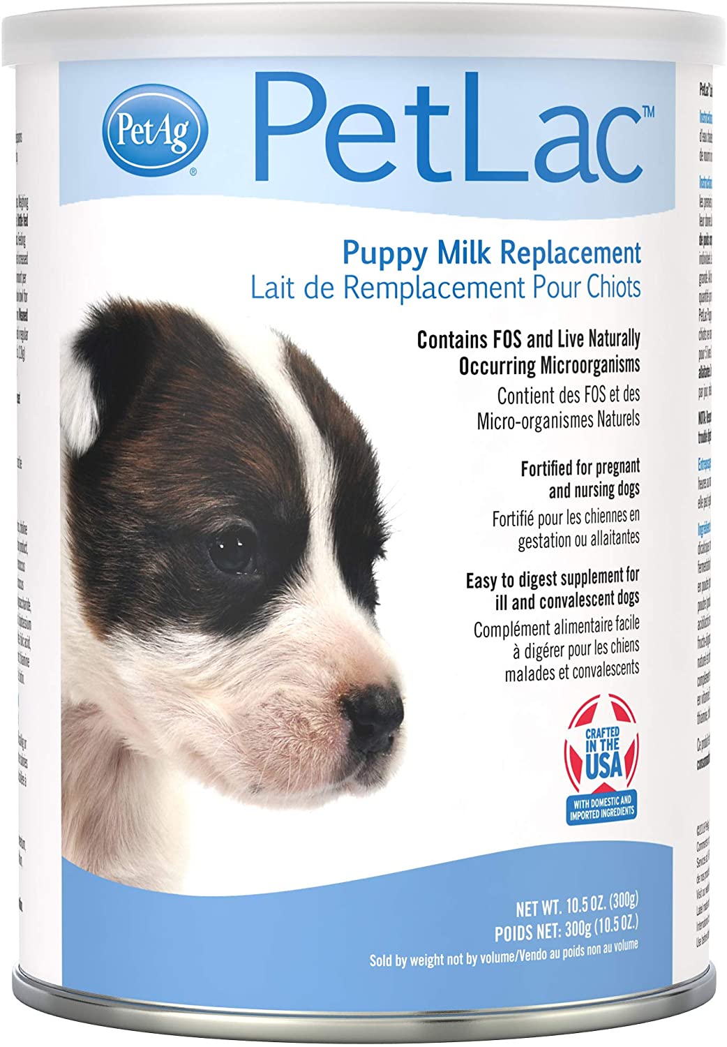  PetAg PetLac Milk Replacer Powder for Puppies 10.5 oz 