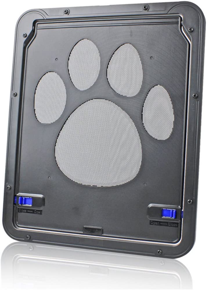  PETCUTE Gateras para Perros Puerta para Gatos Puertas para Perros Cerradura Automática de Mascota Bloqueable para Mascotas 