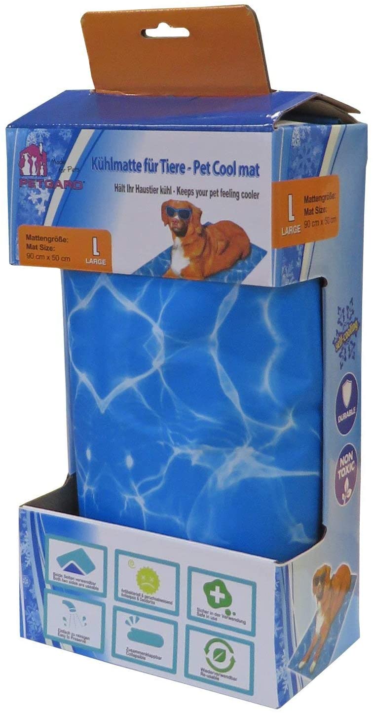  PETGARD - Pack de Ahorro de 2 esterillas refrigerantes para Perros y Manta refrescante para Perros de 90 x 50 cm + Juguete para Perros Gratis 
