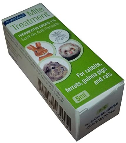  PHARMAQ - Gotas Ivermectina 1% 5 ml – Tratamiento de los ácaros para Mascotas peludas pequeñas 
