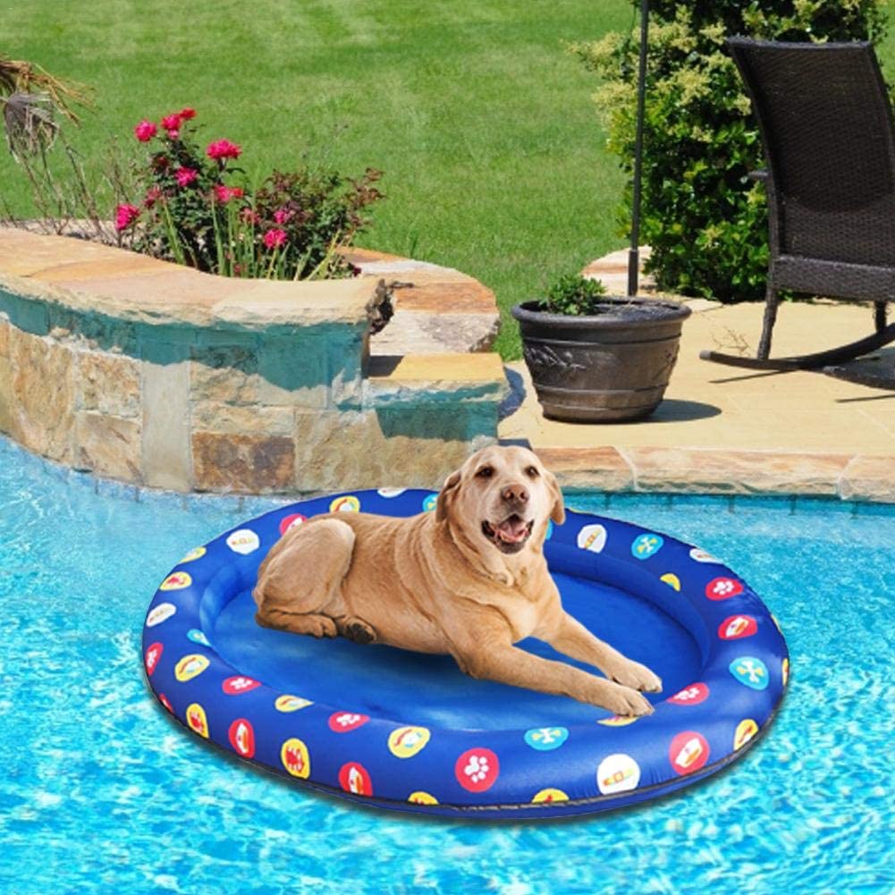  Piscina para perros para perros grandes y pequeños,piscina para gatos,piscinas para perros de 135cm para la piscina para perros, baño para niños,PVC ecológico,mascotas antideslizantes y bien selladas 