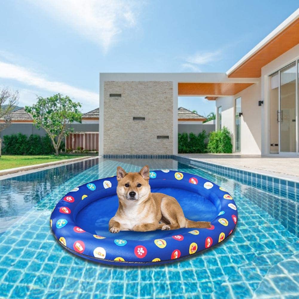  Piscina para perros para perros grandes y pequeños,piscina para gatos,piscinas para perros de 135cm para la piscina para perros, baño para niños,PVC ecológico,mascotas antideslizantes y bien selladas 