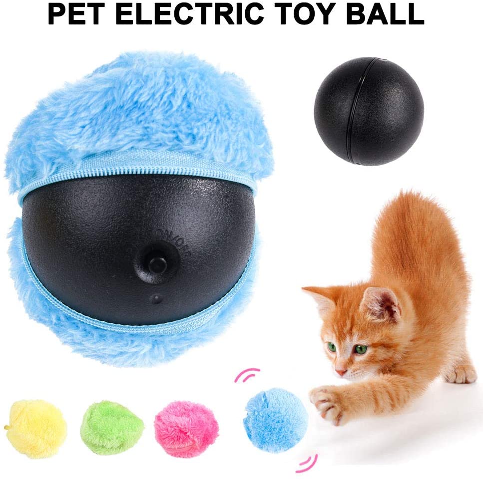  Proglam Magic Roller Ball - Pelota de Microfibra robótica automática para Perros y Gatos 