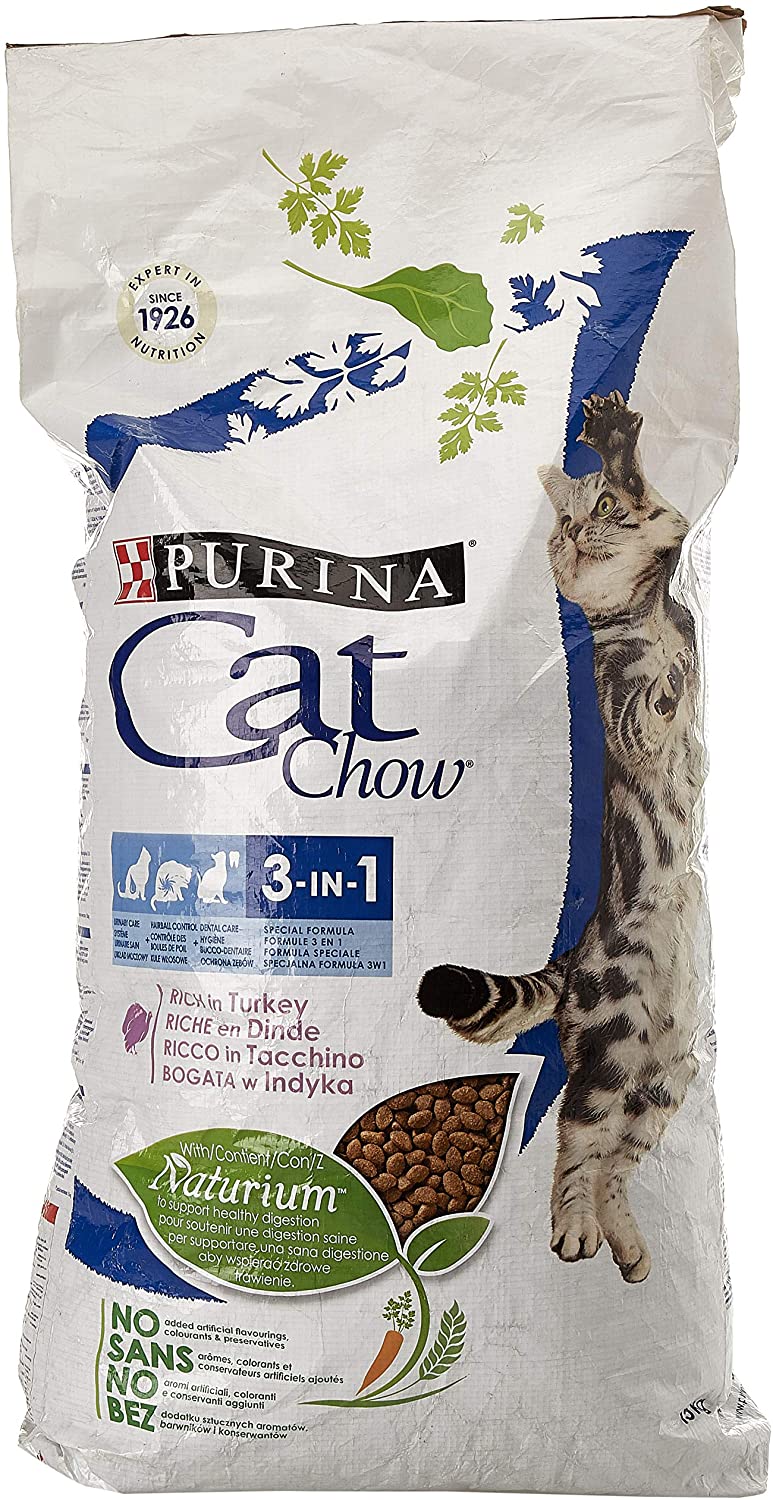 Purina Cat Chow 3en1 Gato Adulto Buey 15 Kg 