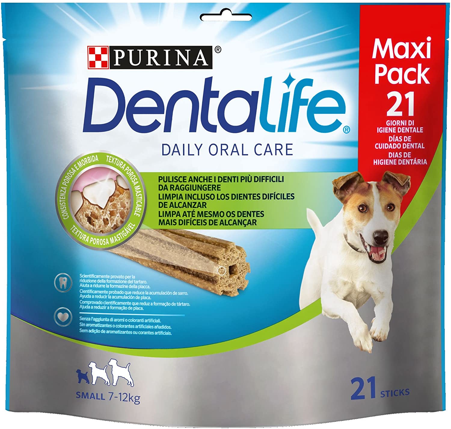 Purina Dentalife, Golosina Dental para Perro Pequeño, 4 x 345 g 