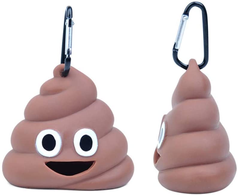  Pywee Cute Poop Garbage Bag Separator Dispensador de Bolsa desechable portátil para Mascotas 