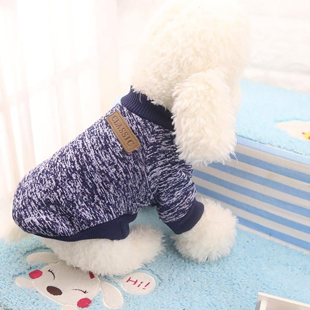  RETUROM Ropa para Mascotas, Ropa de Abrigo suéter de Lana Caliente para Mascotas Cachorro de Perro 