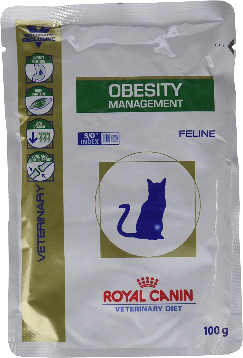  Royal Canin, Comida para gatos, Dieta veterinaria Canina, Obesity Management, 12x100g 