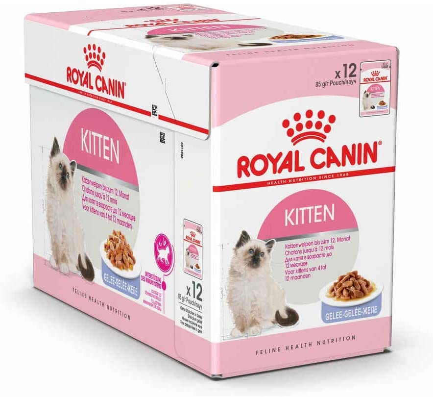  ROYAL CANIN Kitten Instinctive, Comida para Gatos - Paquete de 12 x 85 gr - Total: 1020 gr 