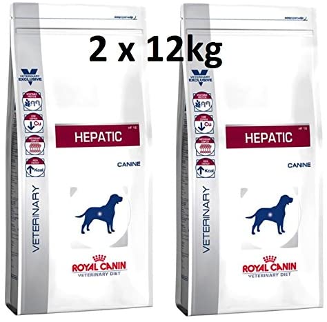  Royal Canin Veterinary Diet Canine Hepatic HF 16 2 x 12 kg 