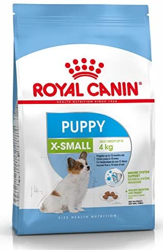  Royal Canin X-Small Junior - Comida para cachorros 0-10 meses, 0.5kg (pack de 2 x 500 gr) 