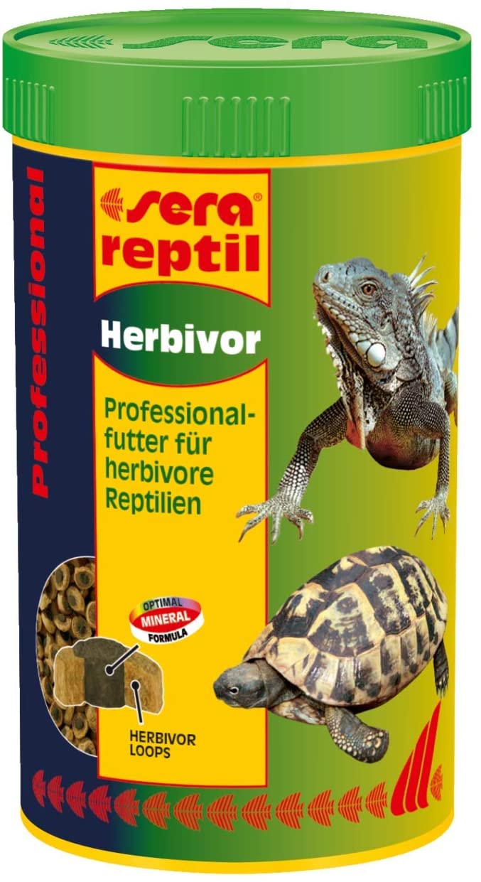  Sera Reptil Professional Herbivor, alimentación profesional para reptiles herbívoros, paquete de 1 