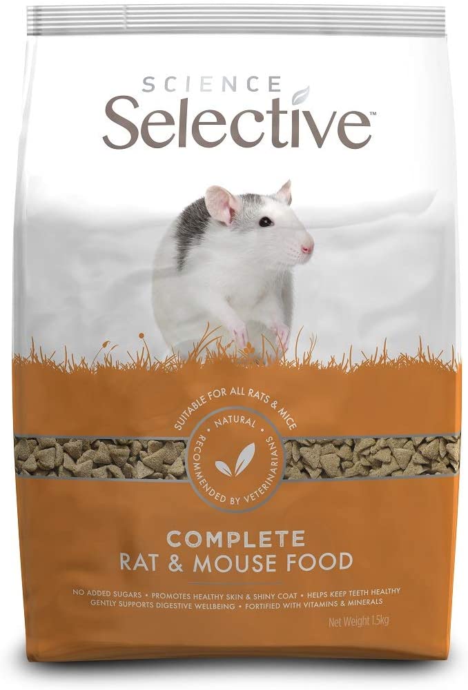  Supreme Petfoods Science Selective - Alimento para Ratas (1,5 kg) 