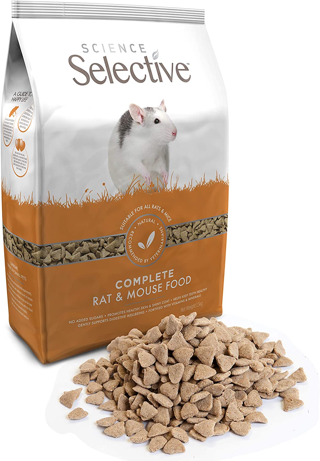  Supreme Petfoods Science Selective - Alimento para Ratas (1,5 kg) 