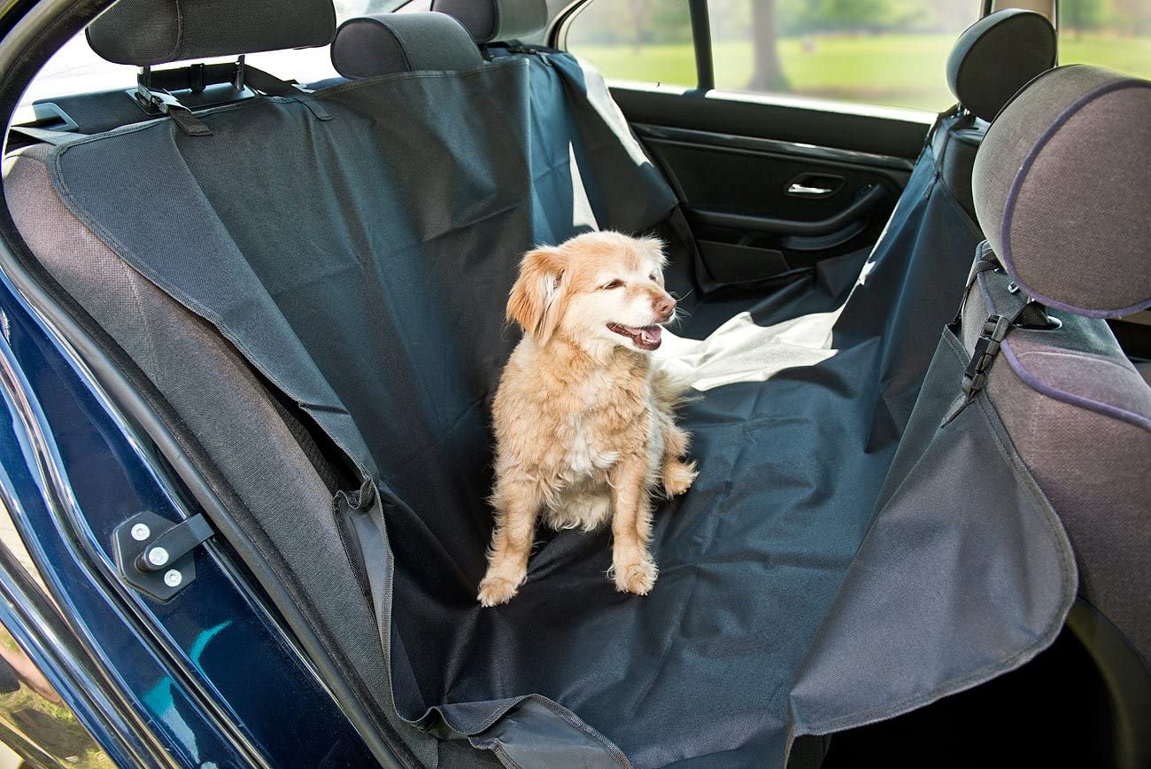  Sweetypet techo coche para perros: Auto de colchón – Manta para perros, para trasera Banco & Maletero, 145 x 145 cm (Asiento Trasero techo para el perro) 