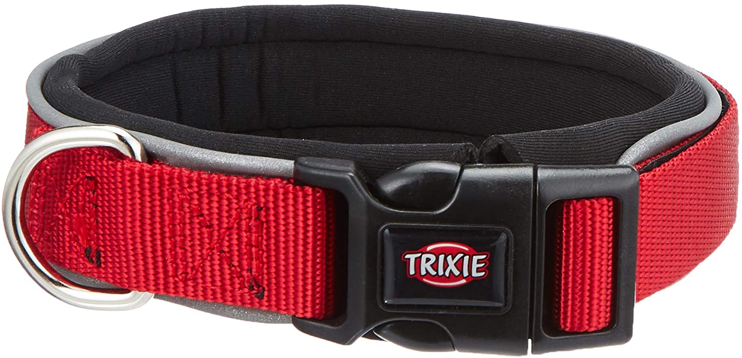  Trixie - Collar extra ancho modelo Premium con acolchado con compartimento para la dirección para perro 