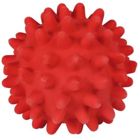  Trixie látex erizo pelota con sonido, 6 cm, Colores surtidos, 1 unidad 