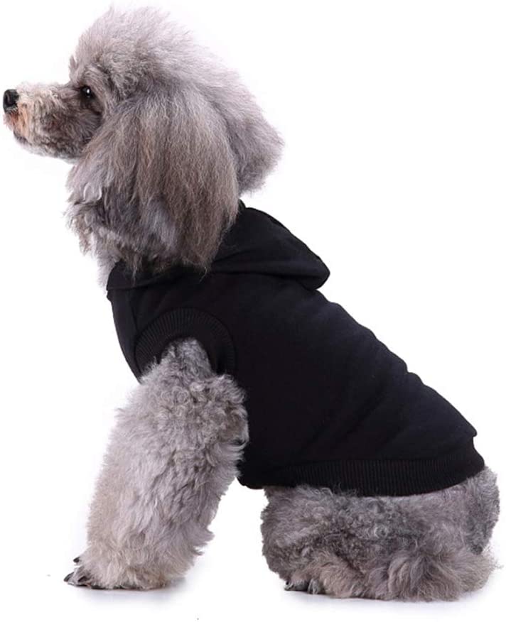  TUOTANG Suministros para Mascotas Ropa para Perros Chaleco Color Sólido Ropa de Verano para Mascotas Camiseta,Negro 1,XL 