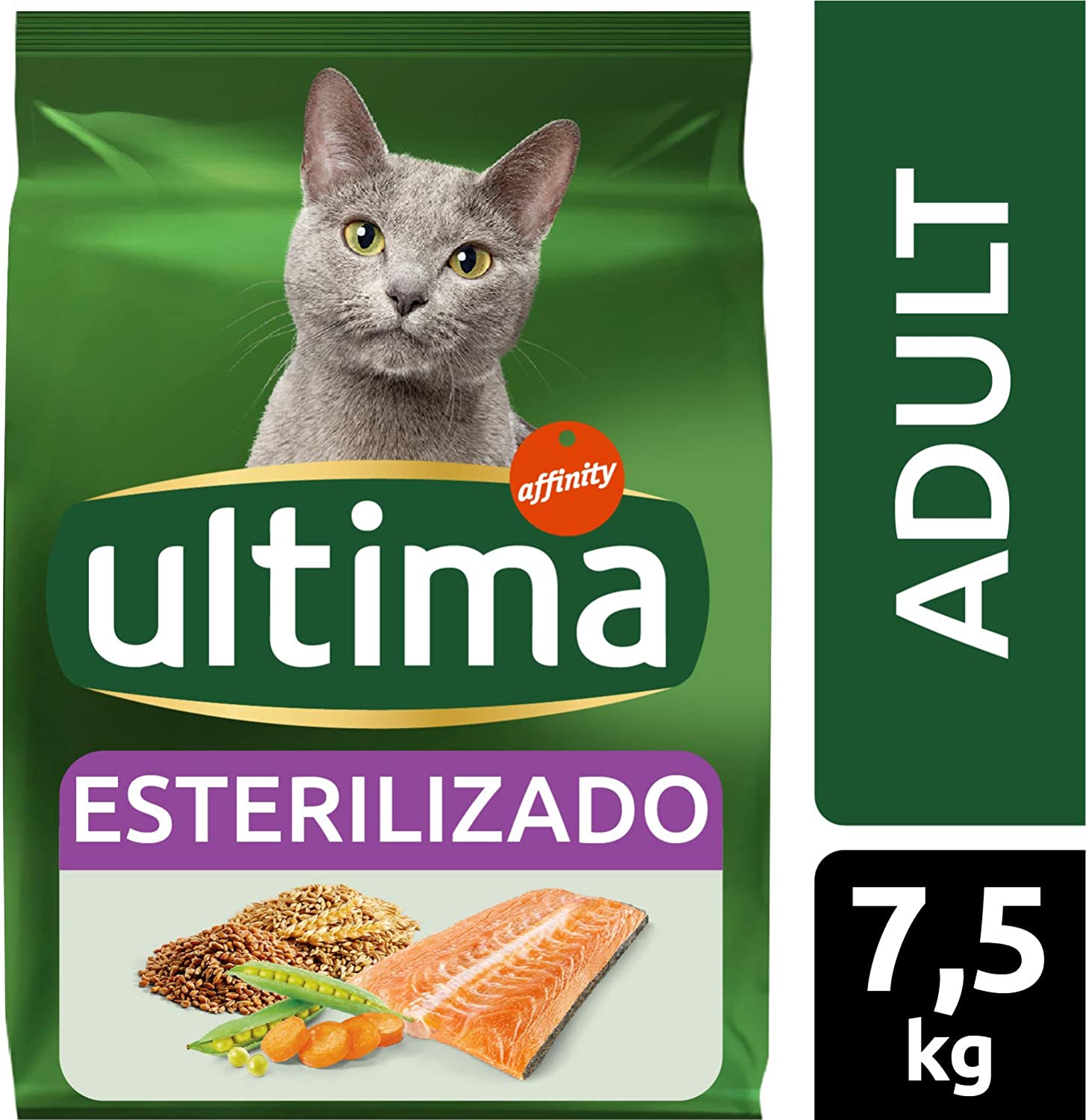  Ultima Pienso para gatos esterilizados adultos con salmón - 7.5 kg 