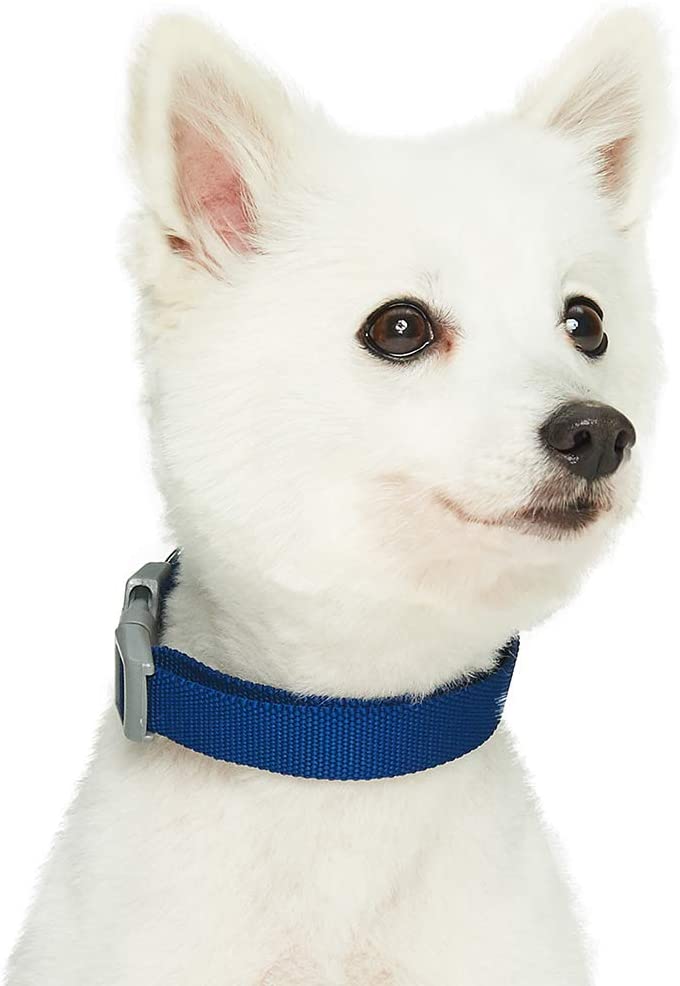  Umi. Essential Classic - Collar para perros L, cuello 45-66 cm, collares ajustables para perros (azul marino) 