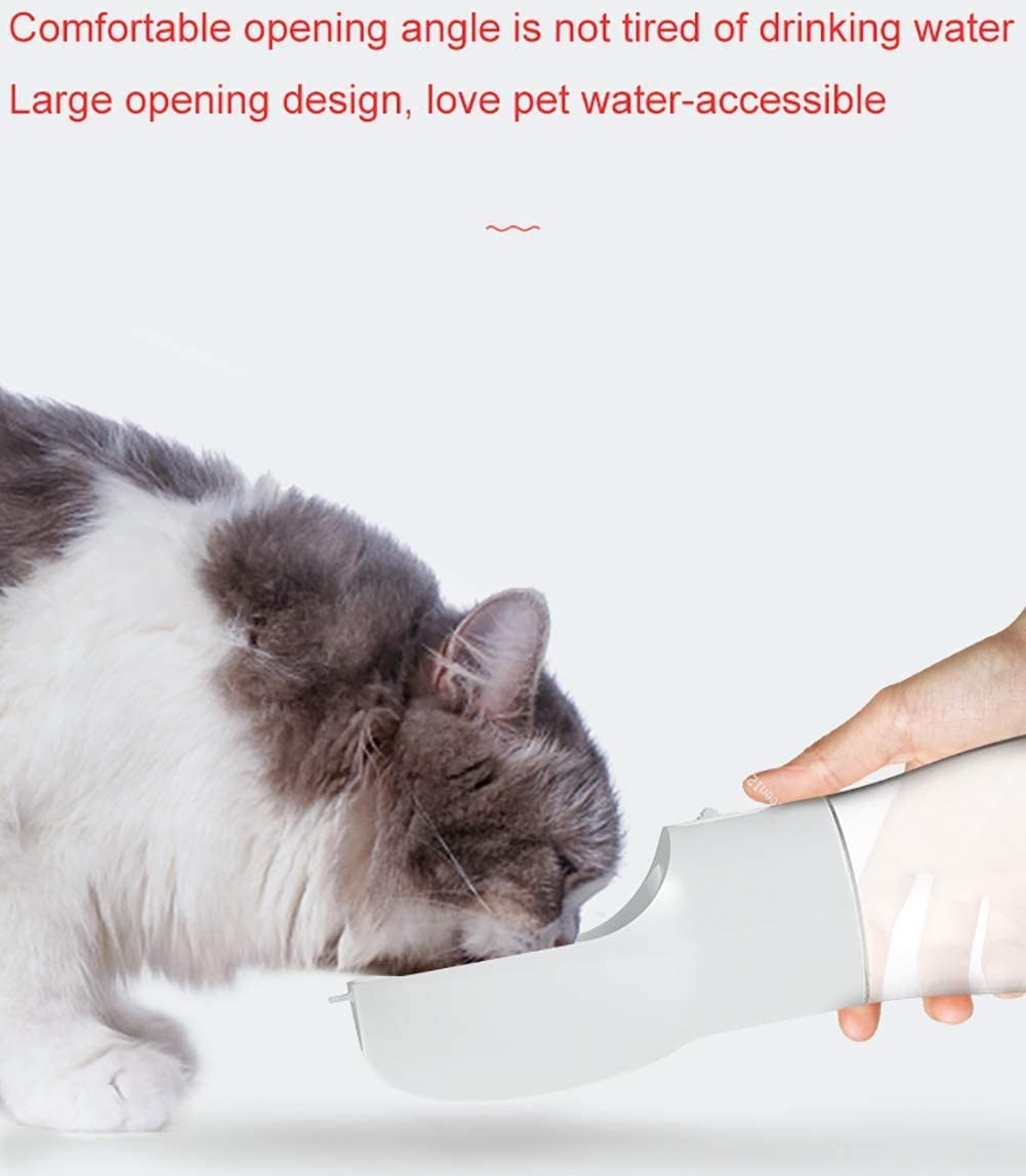  WBXNB Diseño De Filtro Portátil Botella De Agua para Mascotas Dispensador De Agua para Perros Dispensador De Agua para Perros Bebedero para Mascotas para Perros Al Aire Libre, Azul 