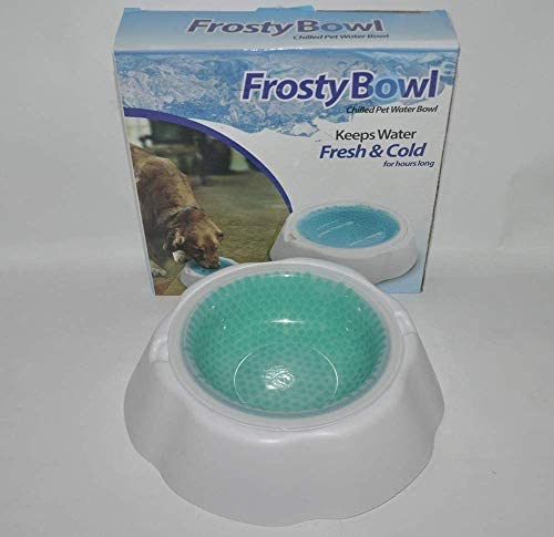  WBXNB Pet Summer Water Bowl Food Ice Water Food Bowl Permanece Fresco Y Helado Helado para Mascotas 