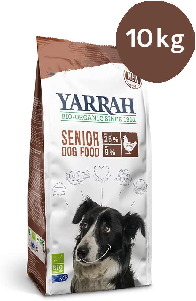  Yarrah Bio Perros Forro Pescado y Pollo para Senior Perros, 1er Pack (1 x 10 kg) 